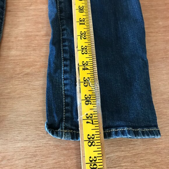 Kut from the Kloth Diana Skinny Jeans Women 12 Blue Mid Rise Dark Wash Stretch - Picture 6 of 12